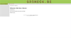 Desktop Screenshot of gromeck.de