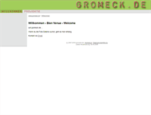 Tablet Screenshot of gromeck.de